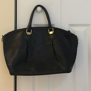 Mila schön big leather bag
